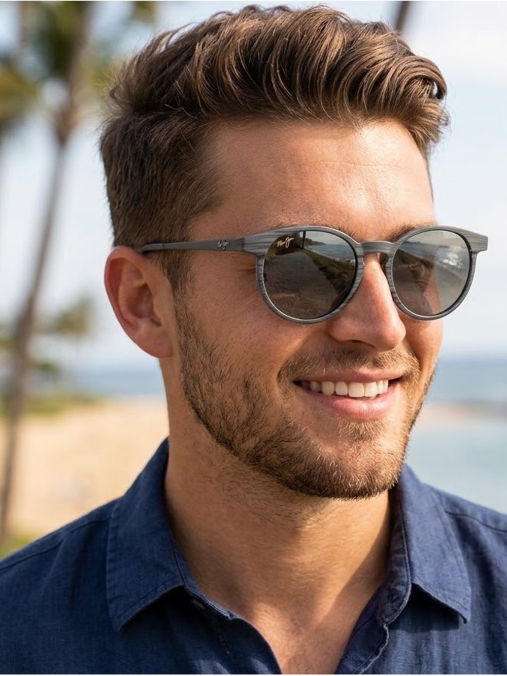 Maui Jim Kiawe gray sunglasses